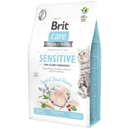 Hrana uscata pentru pisici Brit Care Cat Insect Food Allergy Management 2kg